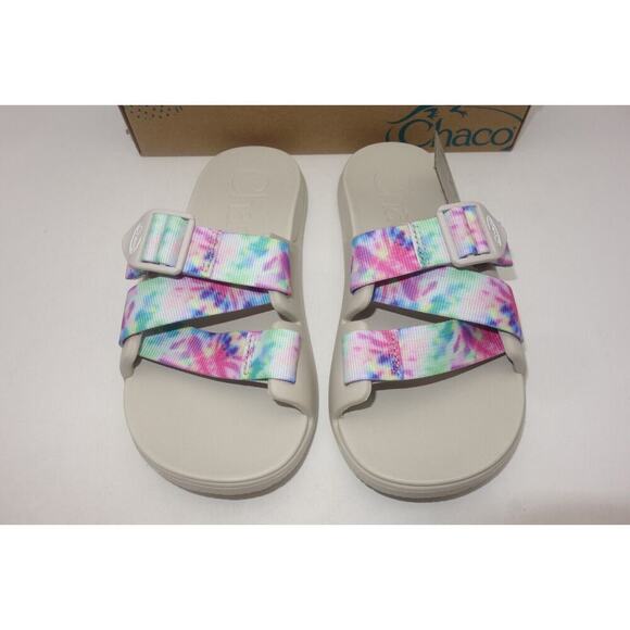 NEW Chaco Chillos Slide Light Tie Dye Comfort Slip On Sandal Slide Women's 9 - Picture 6 of 11